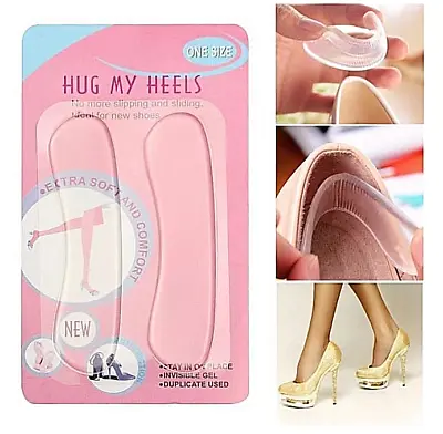 £2.19 • Buy Transparent High Heel Silicone Gel Pads Shoe Insole Protector For Heels