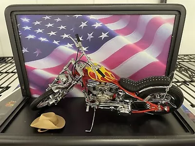 Franklin Mint Harley-Davidson Billy Bike Easy Rider 1/10 Scale Plus Display Case • $399