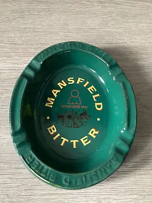 Vintage Mansfield Bitter Ashtray Man Cave/Home Bar/Pub • £9.99