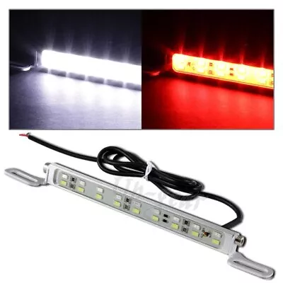 Universal White/Red 6000K 18-LED Car License Plate Light Backup Brake Lamp 1PC • $12.50