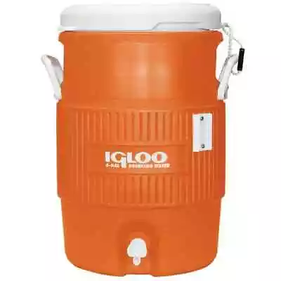 Igloo 5-Gallon Heavy-Duty Beverage Cooler Orange • $28.99