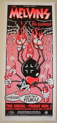 2006 The Melvins - Orlando Silkscreen Concert Poster S/n By Stainboy • $44.90