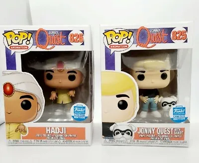 Funko POP! Jonny Quest With Bandit And Hadji 2 Pack Limited Edition *IN HAND* • $57