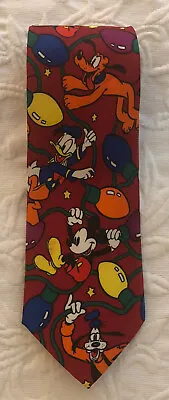 Vintage Disney Mickey Mouse Christmas Lights Neck Tie • $11.60