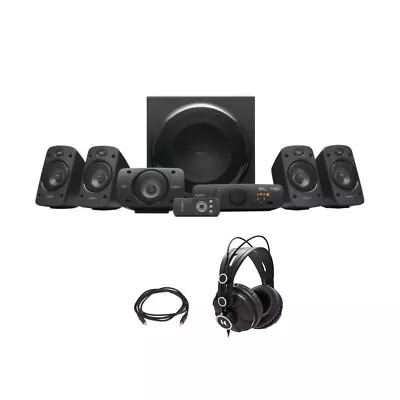 $449.99 • Buy Logitech Z906 5.1 1000 Watt Home Speaker System With Headphones And Audio Cable