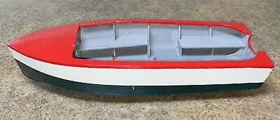 Vintage Battery Operated Wood Speed Boat • $49.99