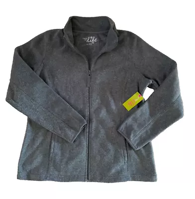 Made For Life Track Jacket For Women - Heather Gray - Size Large - New/NWT • $39.99