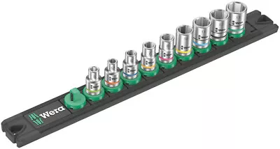 Wera 005400 Magnetic Socket Rail A 4 Zyklop Socket Set 1/4  Drive 9 Pieces • $55.29