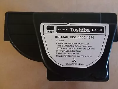 Compatable Toshiba T-1350 Copier Toner Cartridge - Models 1340 1350 1360 & 1370. • $6