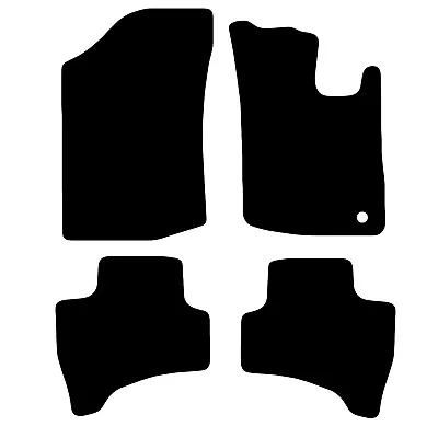 For Citroen C1 2005 - 2014 Tailored Black Car Floor Mats Carpets 4pc Set 1 Clip • £13.99