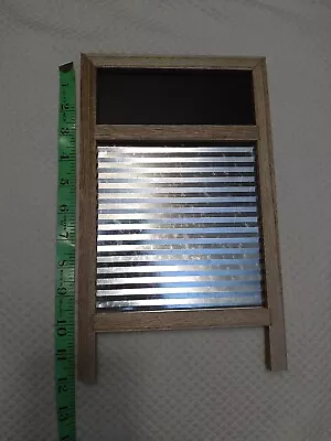 Washboard~ Chalkboard Top ~ Magnetic ~ Decorative Vintage Looking~door Notepad • $5.99