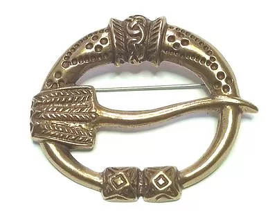 KALEVALA KORU KK Finland - Beautiful Vintage Bronze Brooch  Virusmaki  • $50