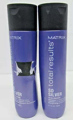 Matrix Total Results So Silver Shampoo 10.1 Oz X2 Bottles • $36.99