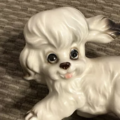 Vintage Kitchy Josef Dog Puppy Figurine Shih Tzu Or Lhasa Apso Decor • $30