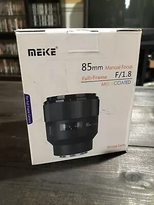 Meike 85mm F/1.8 Full Frame Manual Focus Lens  Sony E-Mount Prime New US Seller • $120