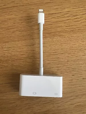 Genuine Apple Lightning Cable To VGA Adapter Converter A1439 IPad 1080p HD • £5