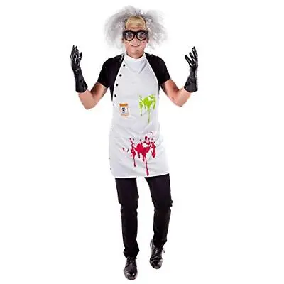 £19.99 • Buy Mad Scientist Costume - Halloween Mens Fancy Dress Party
