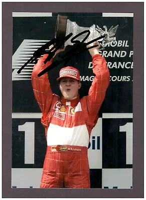 Formel 1 Michael Schumacher 7time World Champion Autograph Signature • $149