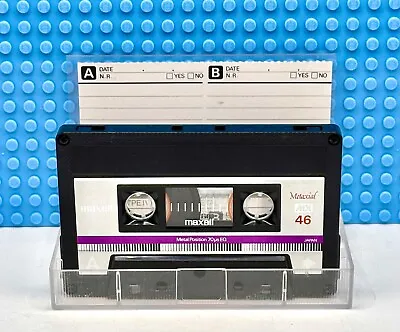 (used) Maxell  Mx   46   1980-82  Type Iv  Blank Cassette Tape (1) • $20.69