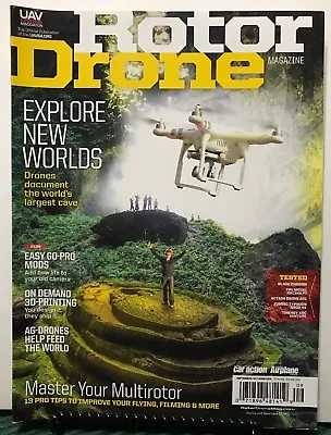 Rotor Drone Explore New Worlds Easy Go-Pro Mods Sep/Oct 2015 FREE SHIPPING JB • $12.97