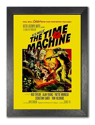 The Time Machine Movie Retro Vintage Poster American Science Fiction Film Star • $34.93