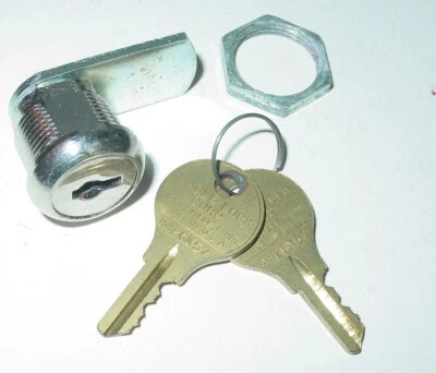 $9.99 • Buy Vintage Eagle Cabinet File Desk Drawer Door Cam Lock 2 Keys Different Usa Nos