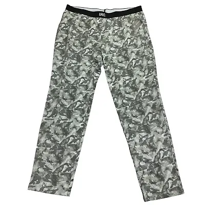 INC Mens Camo Print Pajama Pants Gray XL • $18.37