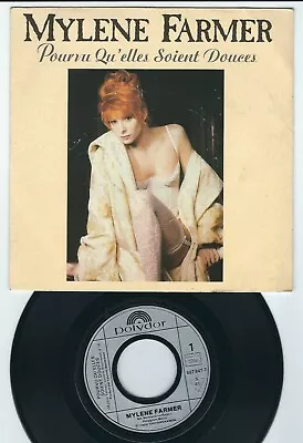 Electro Pop Disco Mylene Farmer POLYDOR 887 847 Pourvu Qu'elles Soient Douces ♫ • $9.99