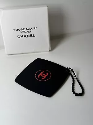 CHANEL Key Ring Novelty Bag Charm Chain Holder Mini Mirror Strap VIP RARE • £124.99