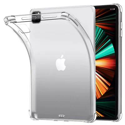 $22.79 • Buy Slim Lightweight Transparent TPU Back Cover For IPad Air 5 4 Pro 11 12.9 10.5''