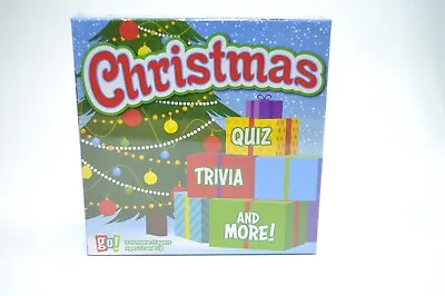 Christmas Quiz Trivia And More Game By GO! Games NIP • $17.99