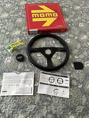 Used SPOON SPORTS MOMO Leather Steering Wheel For HONDA ALL-78500-000 • $362