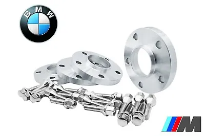$105.92 • Buy Complete Set OF BMW 10mm Thick Hub Centric Wheel Spacers + Bolts Bolt On Kit