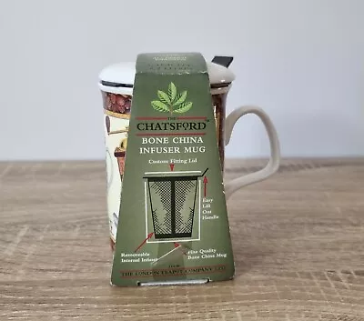London Teapot Co Chatsford Infuser Mug Coffee Tea NIB • £15.04