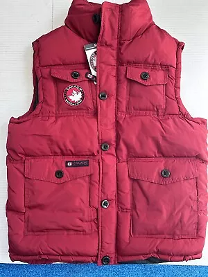 Canada Weather Gear Red Bubble Vest Large NEW • $68.99