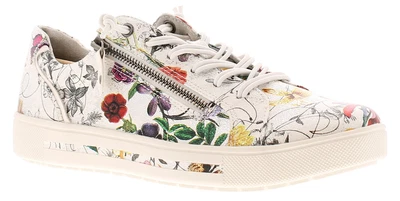 £35 • Buy Jana Jynx Womens Floral Canvas Lace Up Pumps Trainers White/floral UK Size