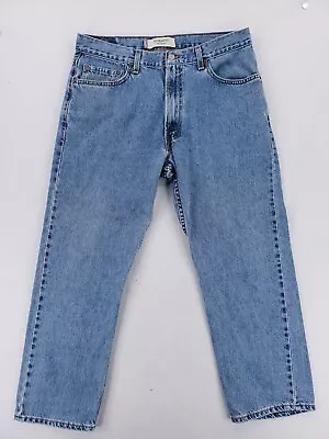 VTG Levis 505 Mens Sz 36x29 Regular Straight Jean USA MADE Heavy Denim Work Pant • $20.24