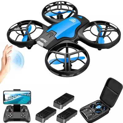 V8 Mini Drone 4K 1080P HD Camera WiFi Fpv Air Pressure Altitude Hold Black  • $53.99