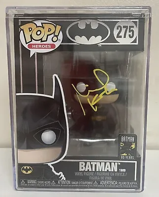 Michael Keaton Batman Autographed 80th Anniversary #275 Funko Pop! • $800