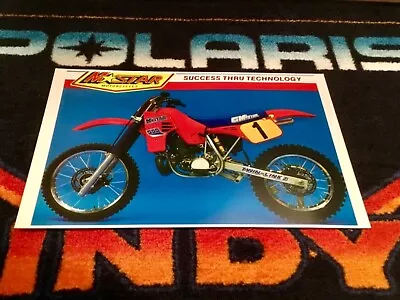 85 M-STAR 500 MOTOCROSS Dirt Bike Poster    vintage Motorcycle Bike Mstar GM • $21.88