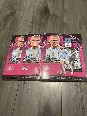 Manchester City Vs Real Madrid Champions League 17th April 2024 Programme Books! • £3.60