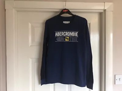 Boys Abercrombie & Fitch Long Sleeve T-Shirt Age 9-10 Years • £4.99