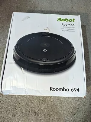 IRobot Roomba 694 Wi-Fi R694020 Connected Robot Vacuum Black • $82.98