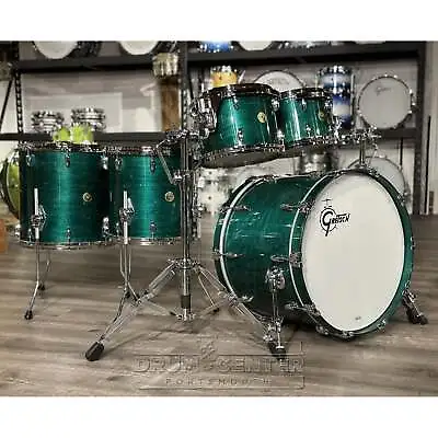 Gretsch USA Custom 5pc Drum Set Caribbean Blue Gloss • $6572