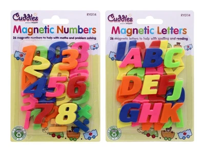 £2.79 • Buy Large Magnetic Letters Alphabet & Numbers Fridge Magnets Toys Kids Learning