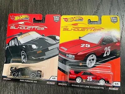 Hot Wheels Silhouettes Rwb Porsche 930 #4 And Nissan Skyline Silhouettes #5 • $84.99