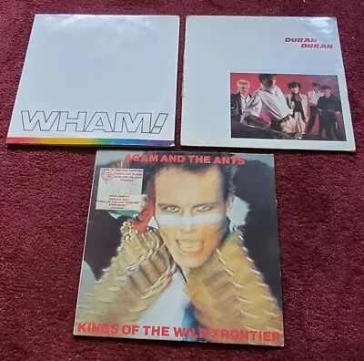 £5.50 • Buy WHAM /Adam & The Ants /Duran Duran Vinyl Albums 