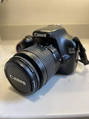 Canon EOS 1100D 12.2MP Digital SLR Camera - Black (Kit With EF-S IS II... • £149