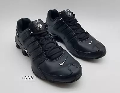 Nike Shox NZ Men's Size 11 Running Shoes Black Leather *Less Than 10 Miles • $199.99