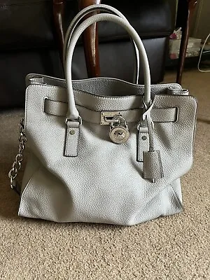 Michael Kors Hamilton Pebble Leather Large Satchel Handbag • $89.99